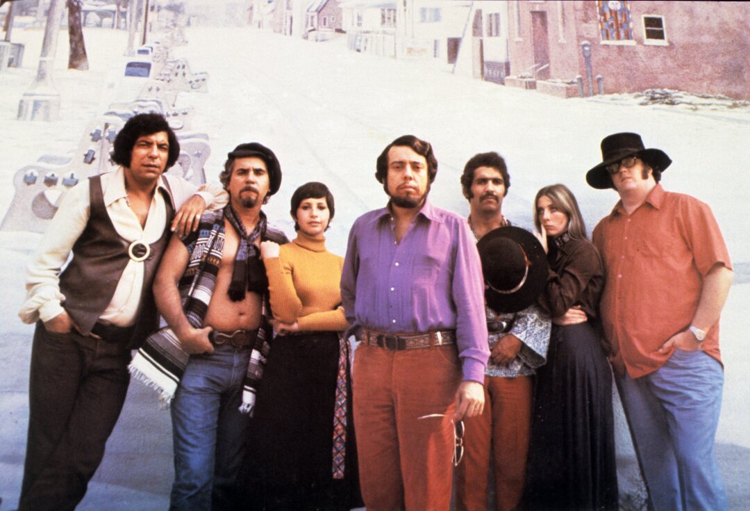 Sergio Mendes e Brasil 77, retrato, 1977. (Arquivo GAB / Foto de Redferns)