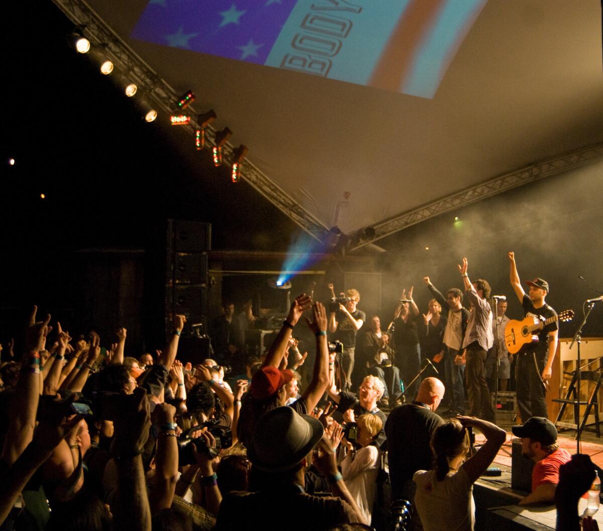 A "Body of War" concert honors Thomas Young at Stubb's in Austin, Texas, in 2008.