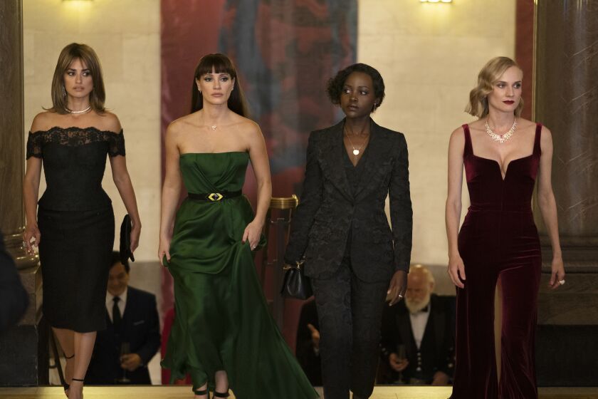 (from left) Penélope Cruz, Jessica Chastain, Lupita Nyong'o and Diane Kruger in 'The 355.'