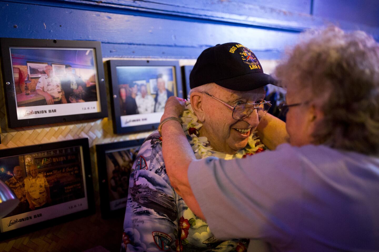 Lauren Bruner, survivor of attack on the Arizona at Pearl Harbor