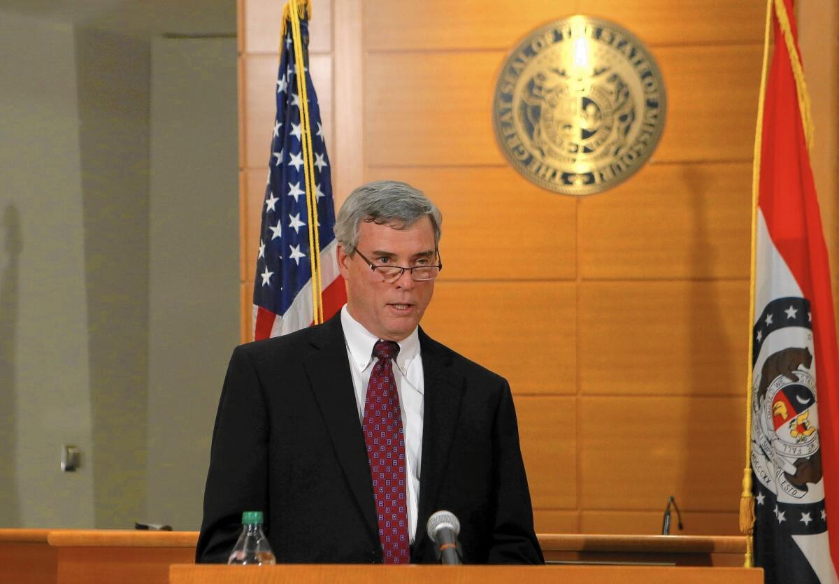 Robert McCulloch, St. Louis County prosecuting attorney.
