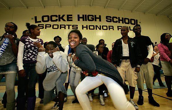 Locke High -- half-time