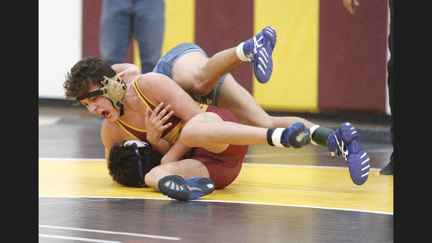 Photo Gallery: La Canada vs. San Marino in Rio Hondo wrestling season opener