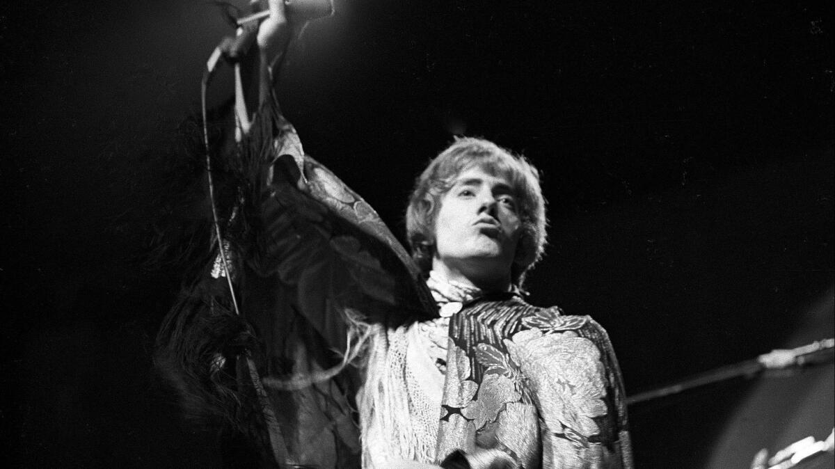 Roger Daltrey performing with The Who at Monterey Pop in 1968.