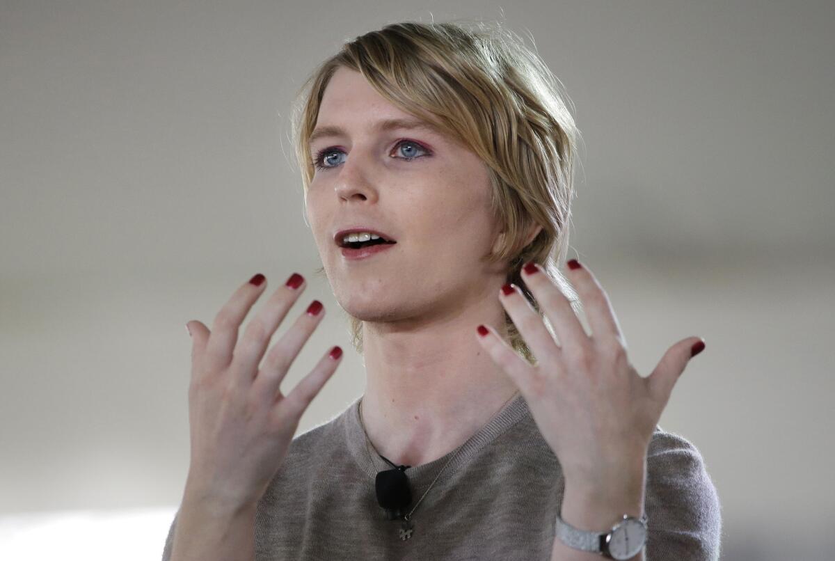 Chelsea Manning at a gathering in Nantucket, Mass., in 2017.