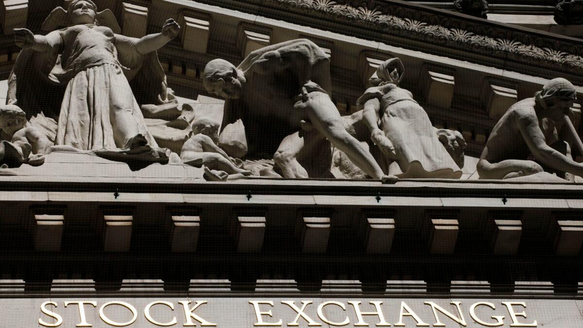 The New York Stock Exchange is shown.
