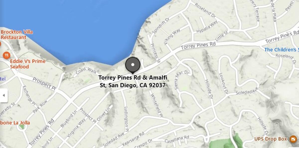 An SDG&E project is replacing gas line along Torrey Pines Road between Amalfi and Princess streets.