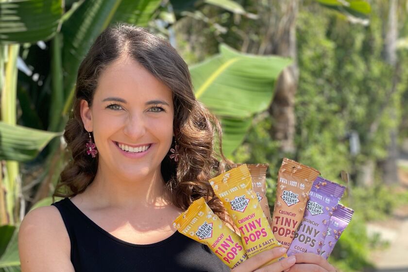 Sydney Chasin is the founder and CEO of Chasin' Dreams Farms, a San Diego-based snack company.