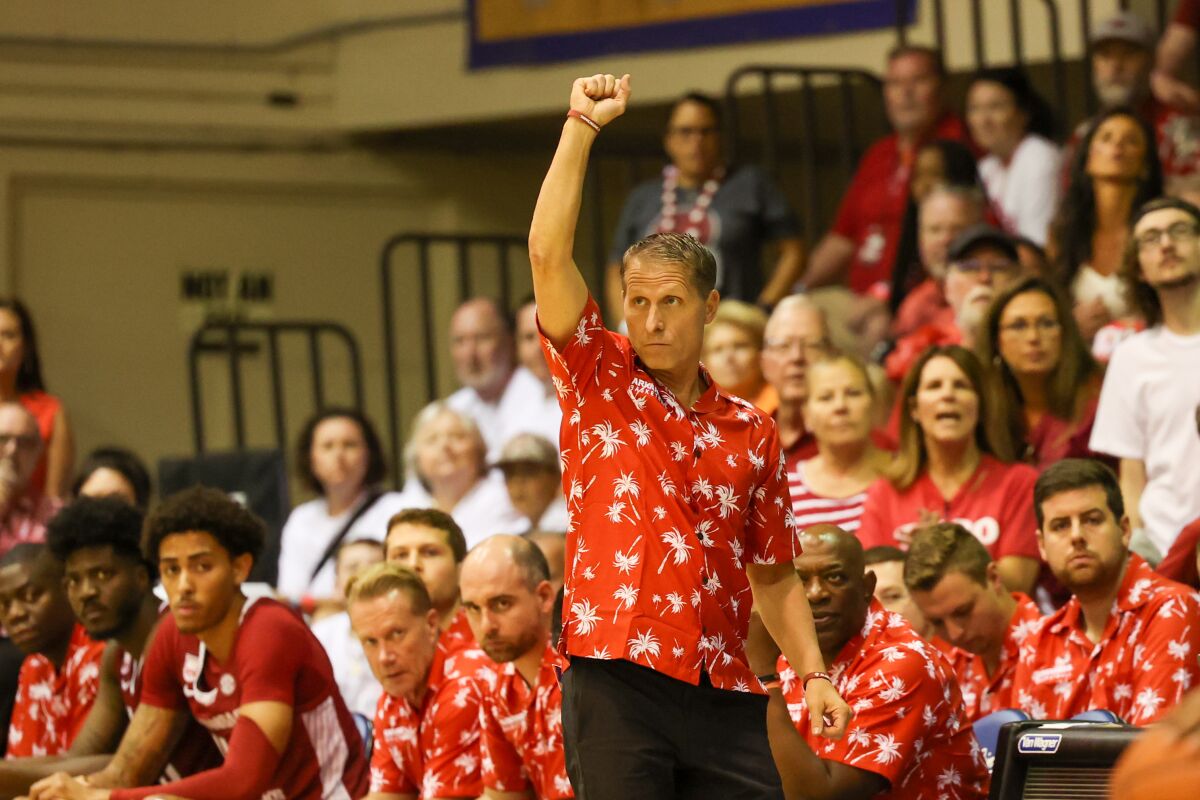 Arkansas coach Eric Musselman apologized to SDSU for the postgame incident at the Maui Invitational.