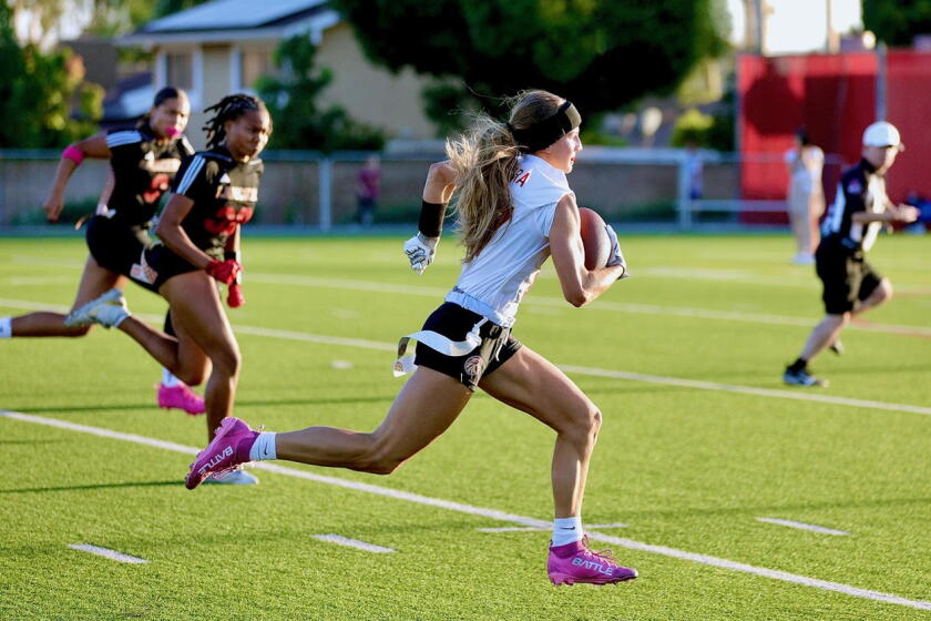 Tessa Russell of JSerra has 83 catches for 994 yards and 11 touchdowns for the unbeaten Lions.