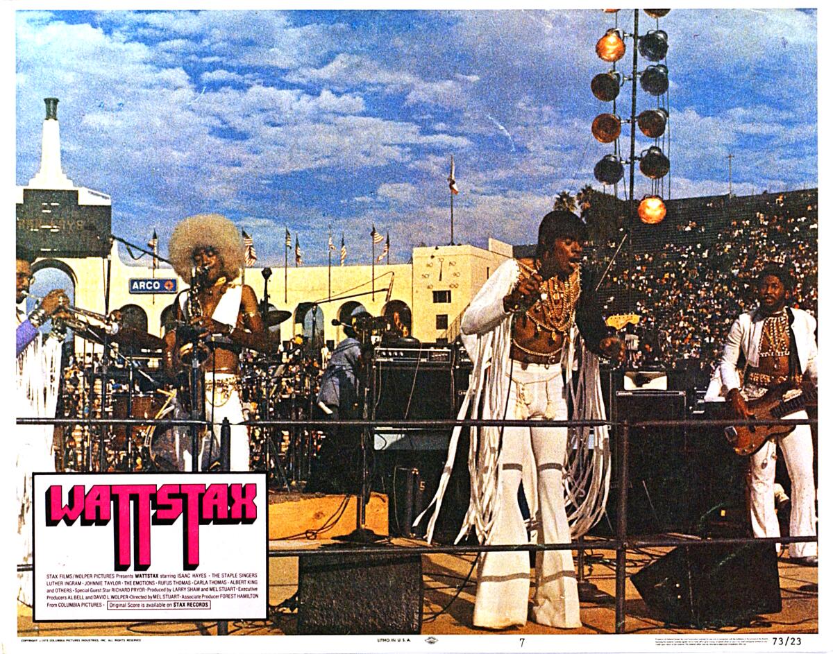 A poster for the movie "Wattstax"
