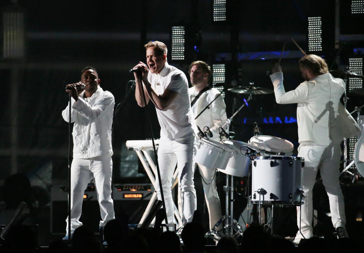 Imagine Dragons and Kendrick Lamar, performing at the Grammy Awards in January, will top the bill of acts slated to perform at the first L.A. edition of Jay Z's the Budweiser Made in America festival over Labor Day weekend.