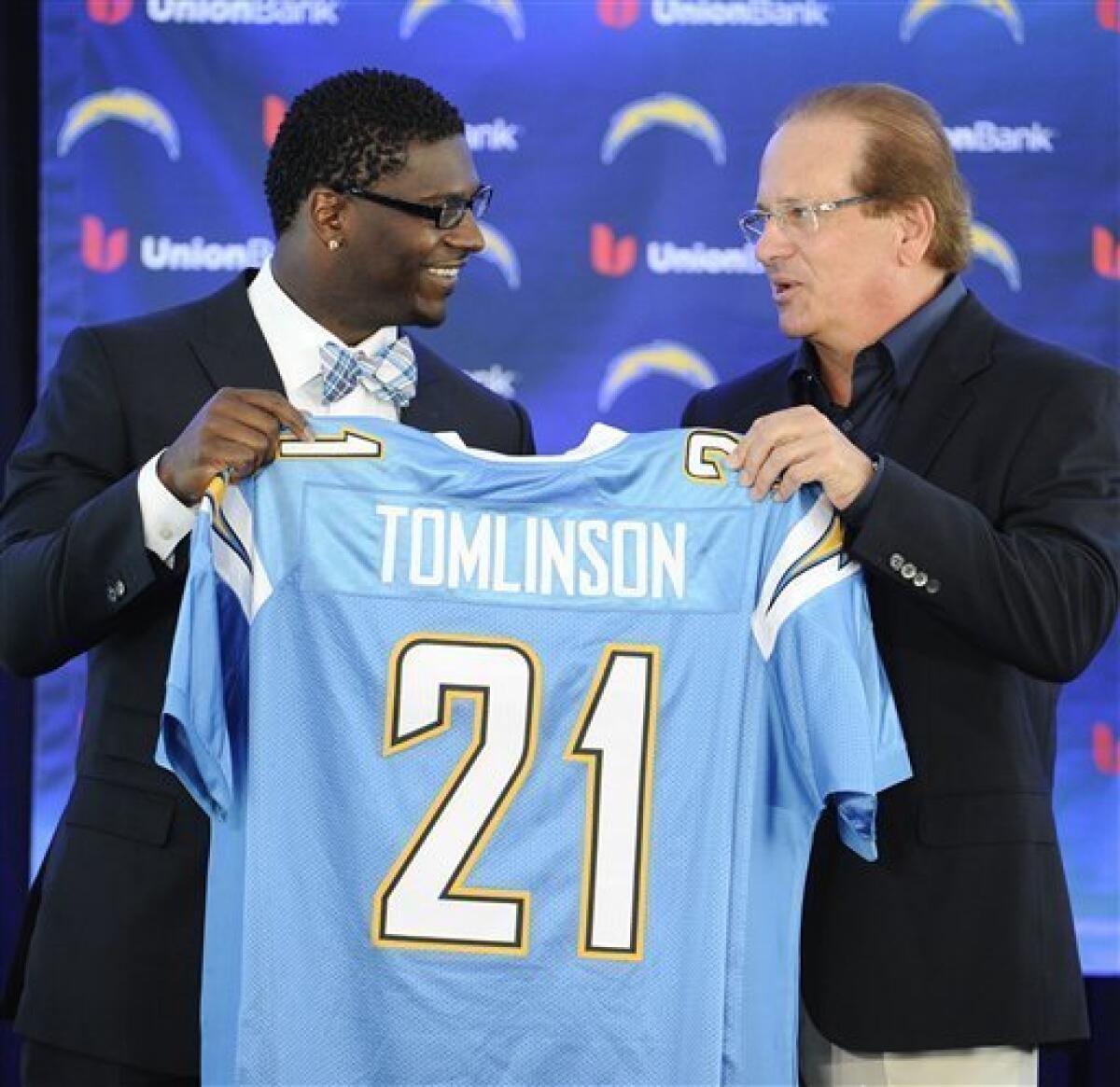 Youth #21 LaDainian Tomlinson LA Chargers Jersey 