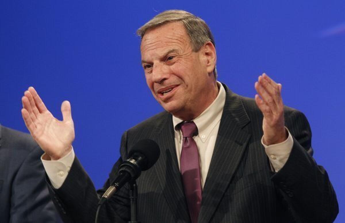 Mayor Bob Filner during last year's election. Elected as San Diego's first Democratic mayor in two decades, Filner is now under pressure from a recall movement started as women accused him of sexual misconduct.