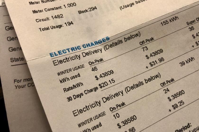 San Diego Gas & Electric bill