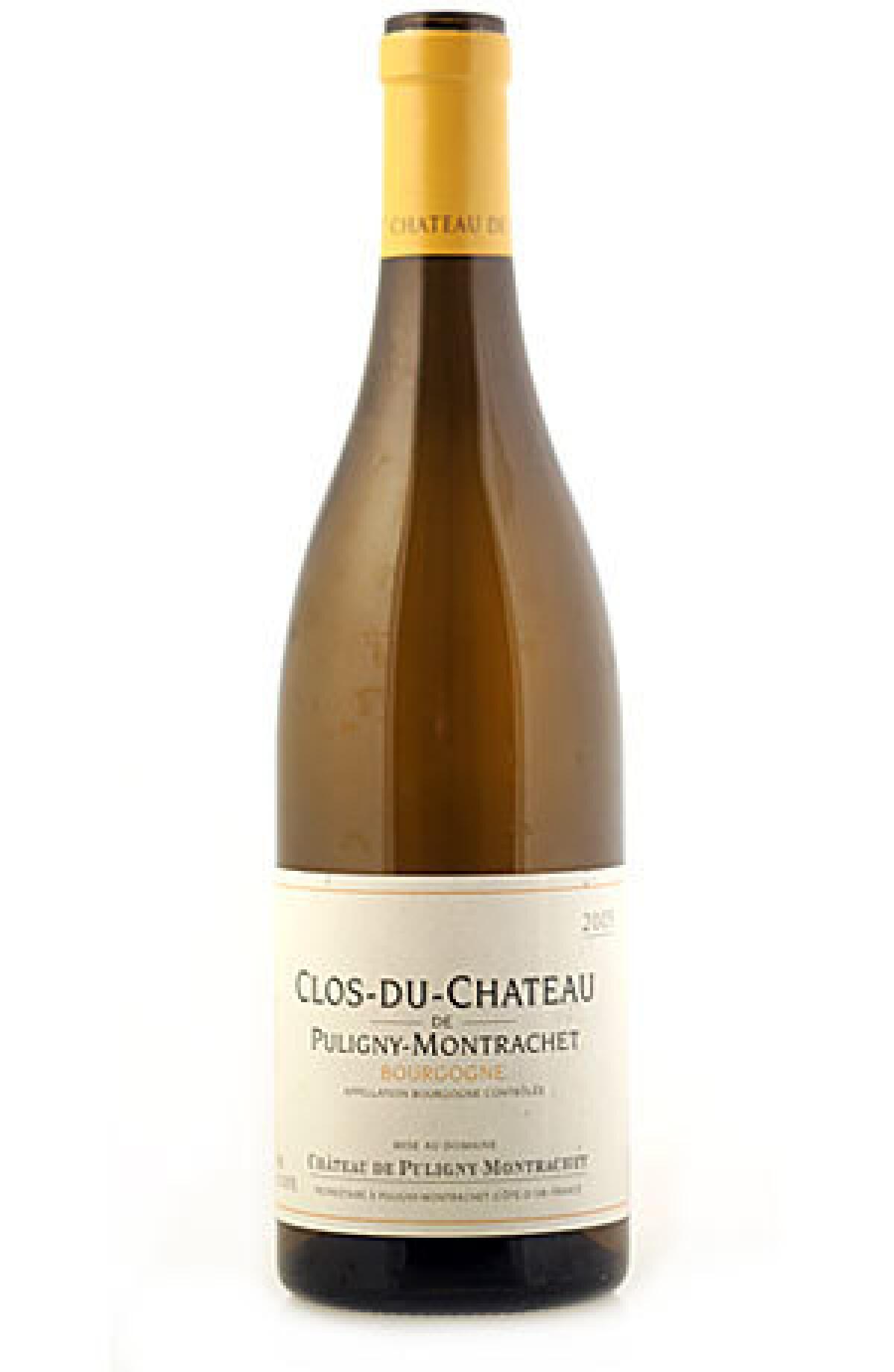 WINE OF THE WEEK: 2005 Puligny-Montrachet "Clos du Chateau" from the Chateau de Puligny-Montrachet. Click here for details.