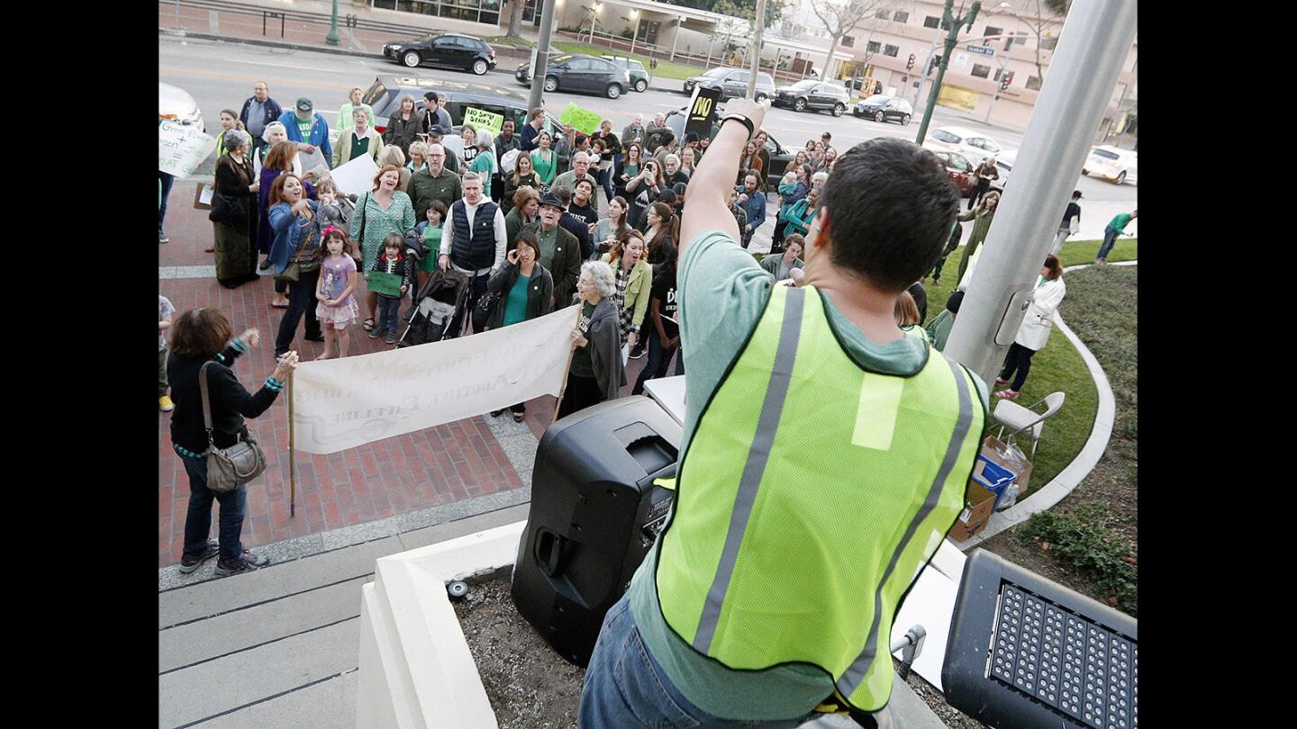 Photo Gallery: Grayson Power Plant protest rally revisits Glendale City Hall