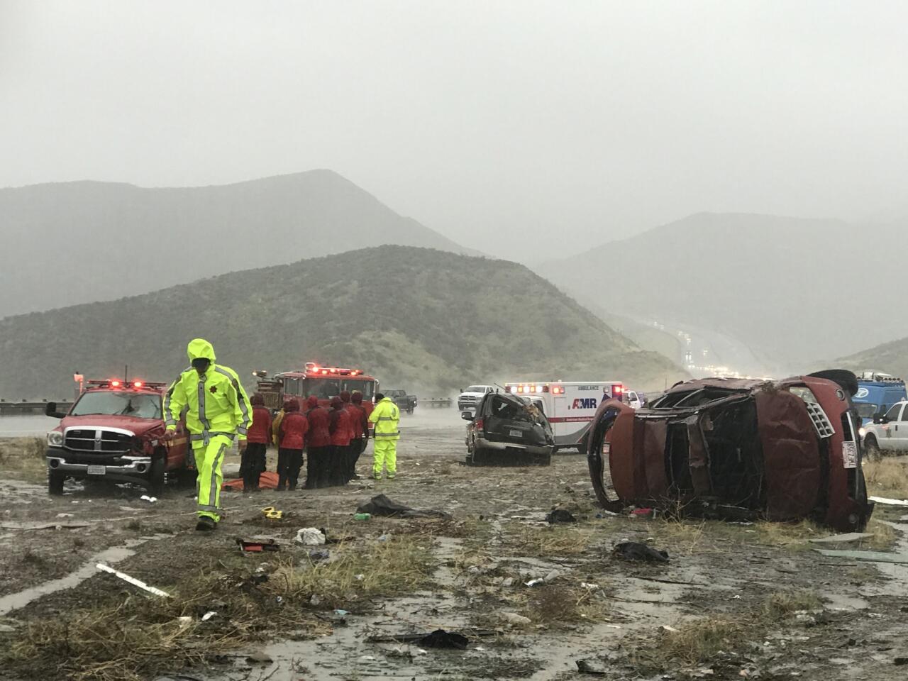 Powerful storm moves into Southern California