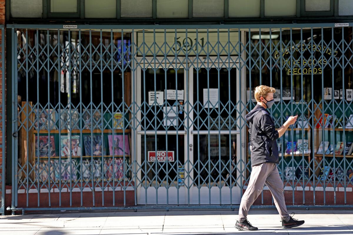 Counterpoint Records & Books opened 40 years ago to sell used vinyl records and books. Today it's shuttered, waiting for federal help so it can ride out coronavirus stay-at-home restrictions.