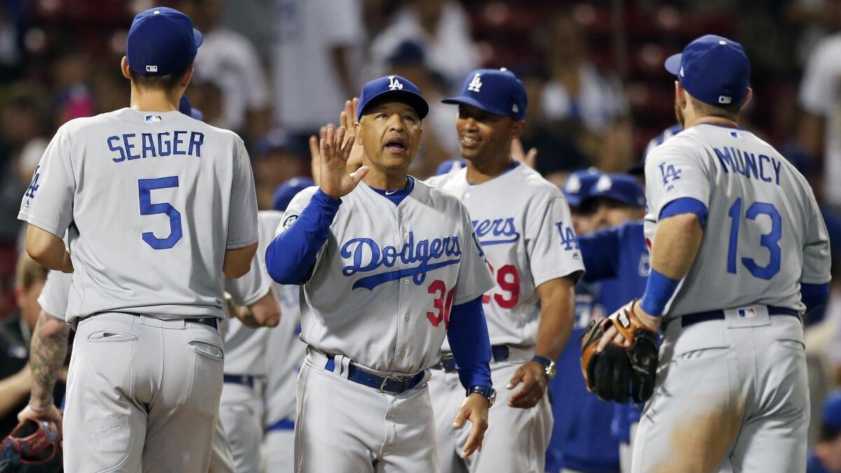 Dave Roberts looks to keep Dodgers' momentum going in second half - Los  Angeles Times