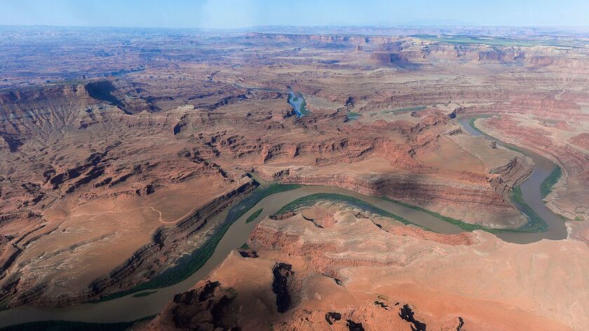 The northernmost boundary of the proposed Bears Ears region in Utah on May 23, 2016. President Donald Trump signed an executive order on April 26 directing his interior secretary to review the designation of dozens of national monuments on federal lands.