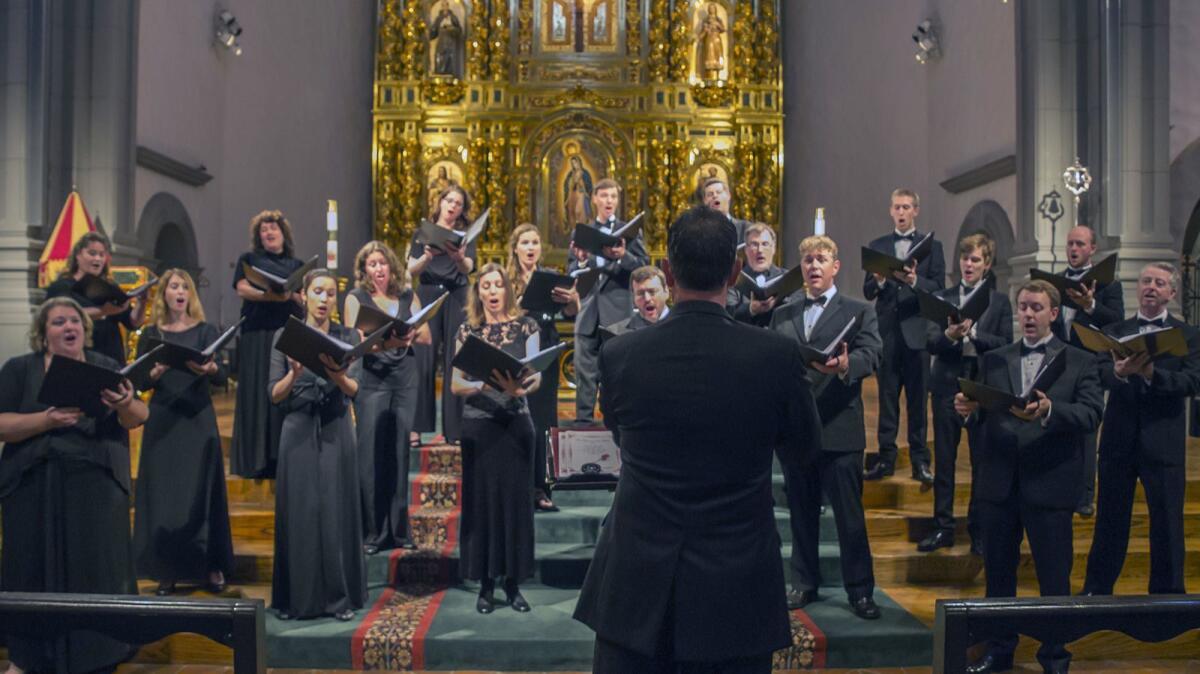 De Angelis Vocal Ensemble will conclude its season with a French-themed program at Christ Cathedral in Garden Grove.