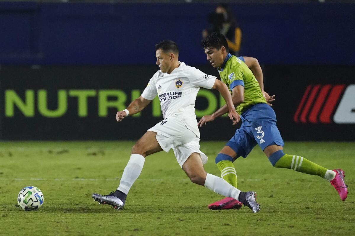 LA Galaxy 2-0 Guadalajara: LA Galaxy won the first soccer game at