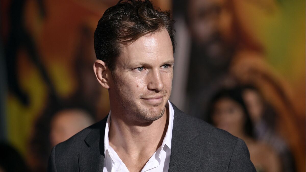 Kip Pardue, shown at the 2017 premiere of "Thor: Ragnarok," was found guilty of "serious misconduct" by SAG.