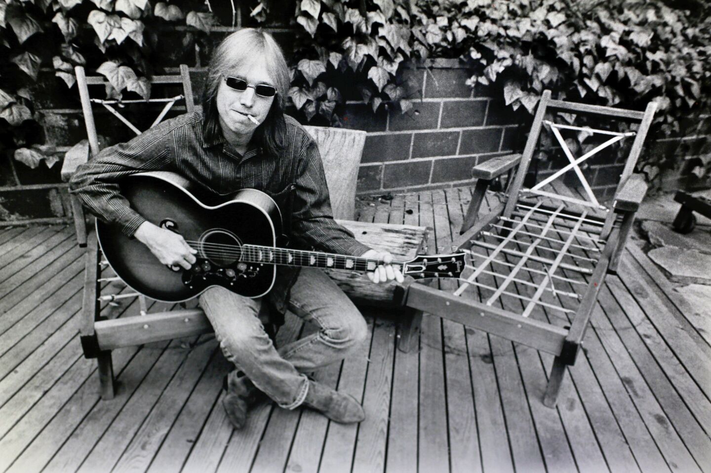 Tom Petty at his home on April 28, 1985.