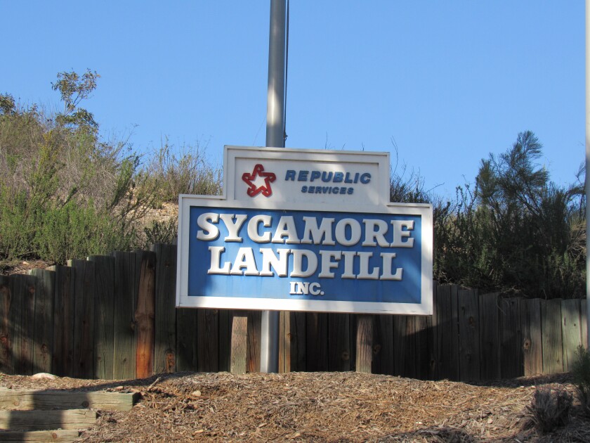 People living near the Sycamore Landfill in Santee and San Diego received a letter warning of carcinogens found in 2013.