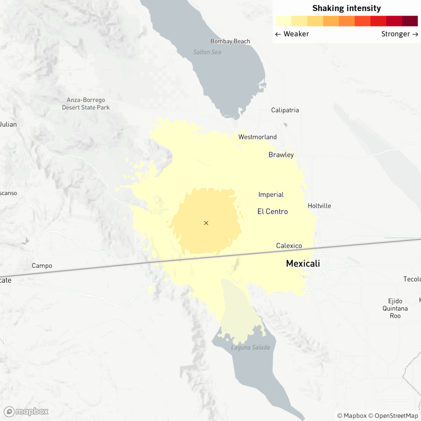 Magnitude 4.0 quake strikes near El Centro, Calif.