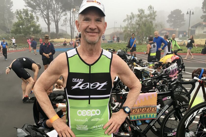 Dr. Roger Freeman, a 75-year-old orthopedic surgeon from San Diego, just competed in his 14th Ironman triathlon.