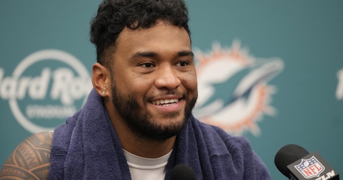 Tua Tagovailoa's leadership key in Miami Dolphins' offensive success