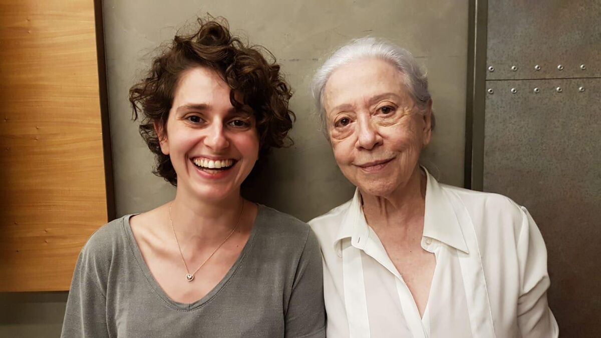 Carol Duarte, left, and Fernanda Montenegro