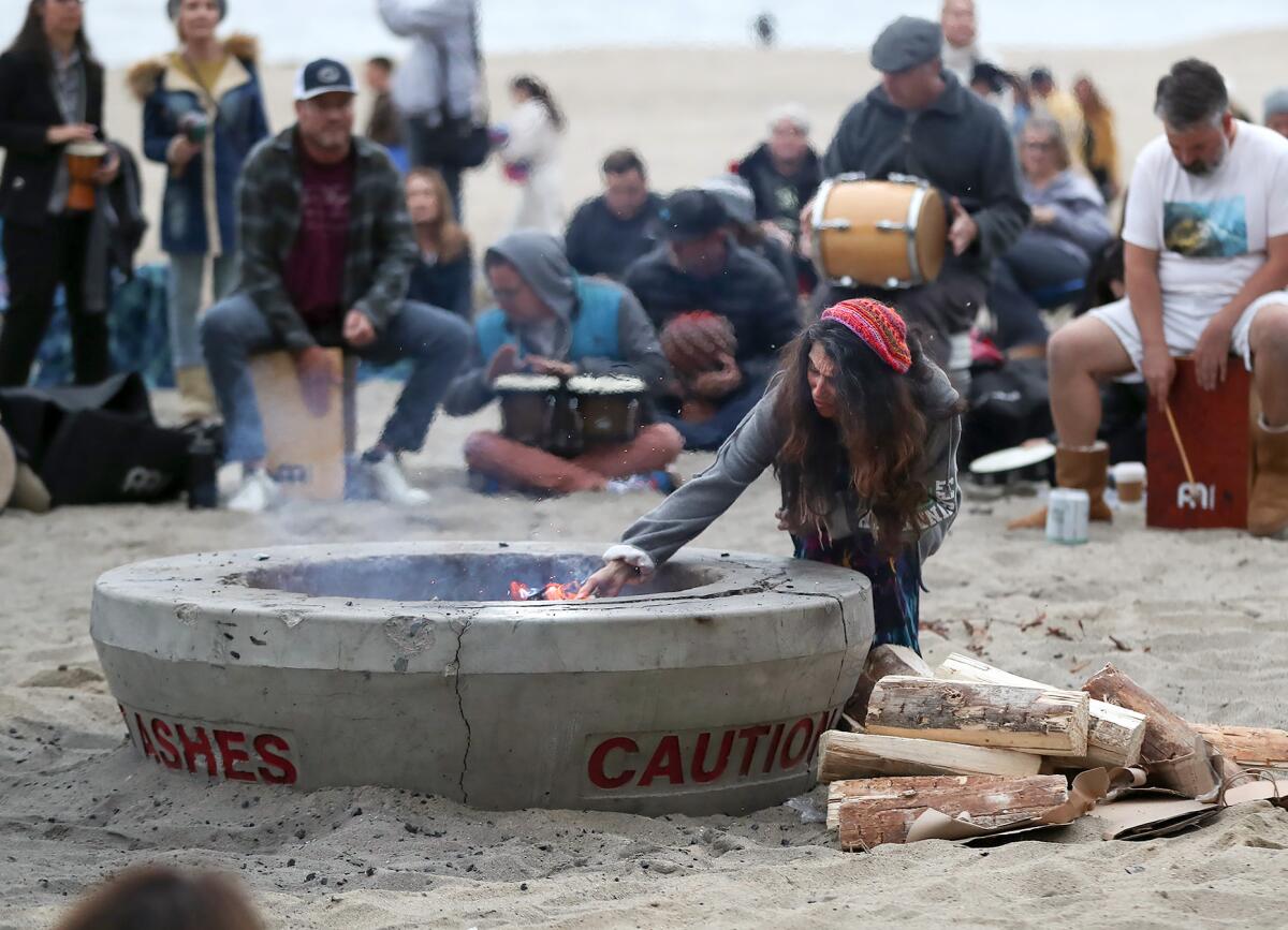 Laguna Beach City Council has approved the installation wood-burning fire pits at Aliso Beach.