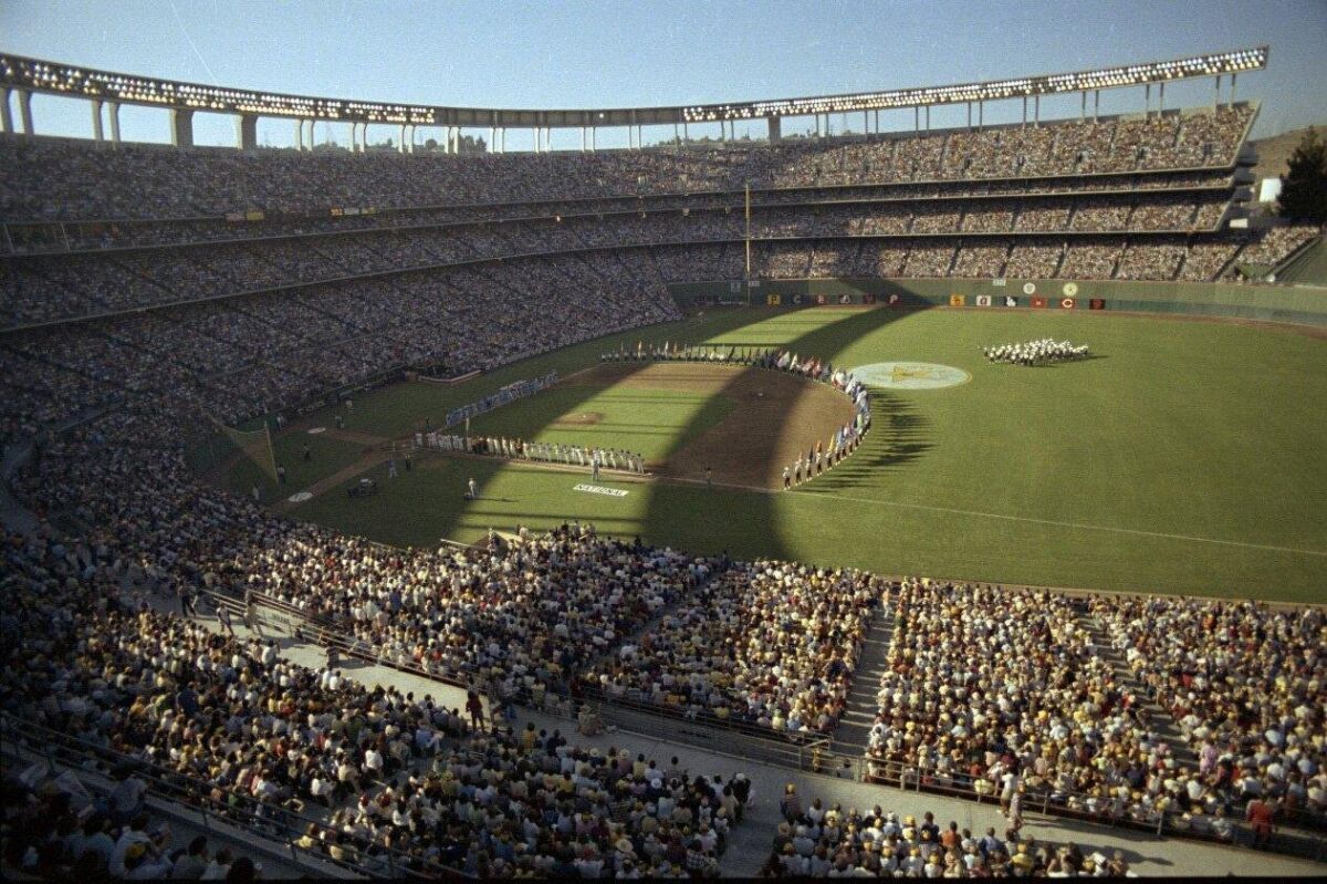 The 1978 All-Star Game drew a crowd of 51,549 to San Diego Stadium. Dan Tichonchuk / San Diego History Center / Union-Tribune