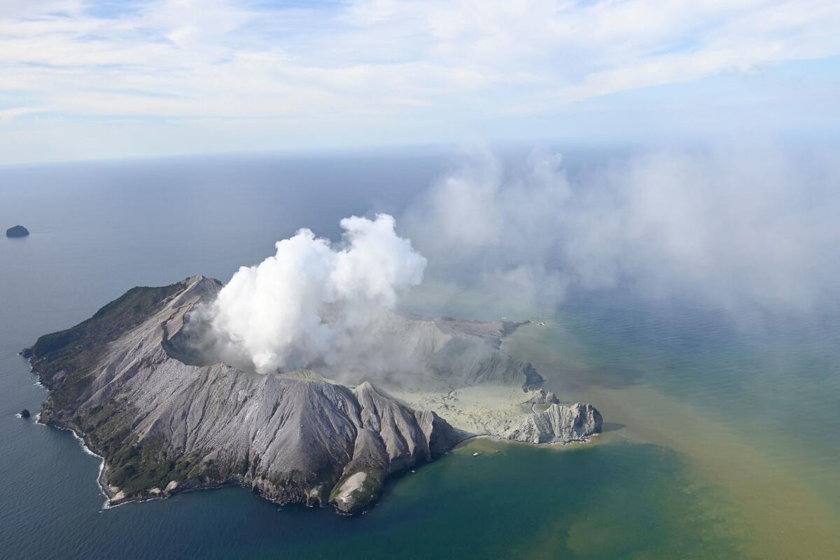 New Zealand Volcano Erupts