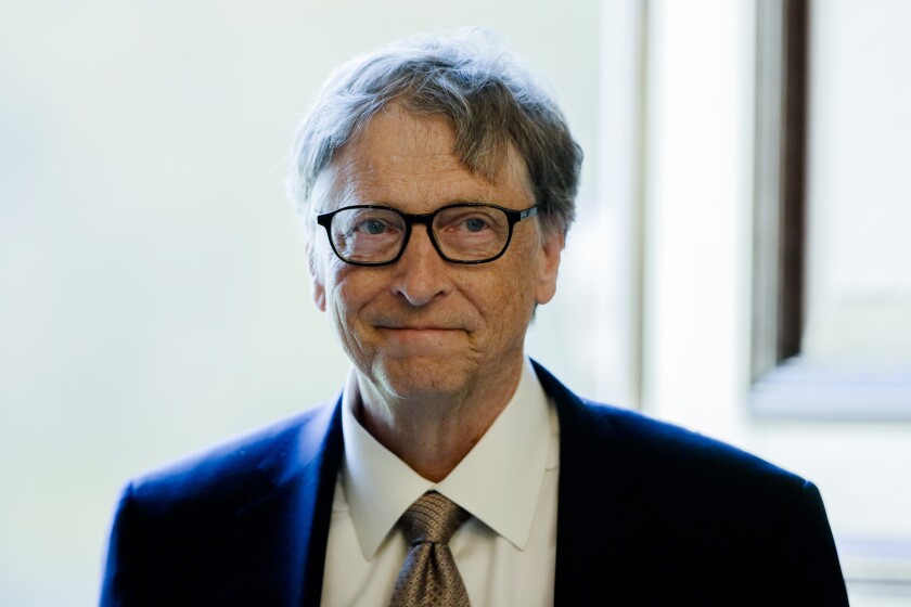 Bill Gates, former CEO and co-founder of the Microsoft Corporation, pictured in 2018.