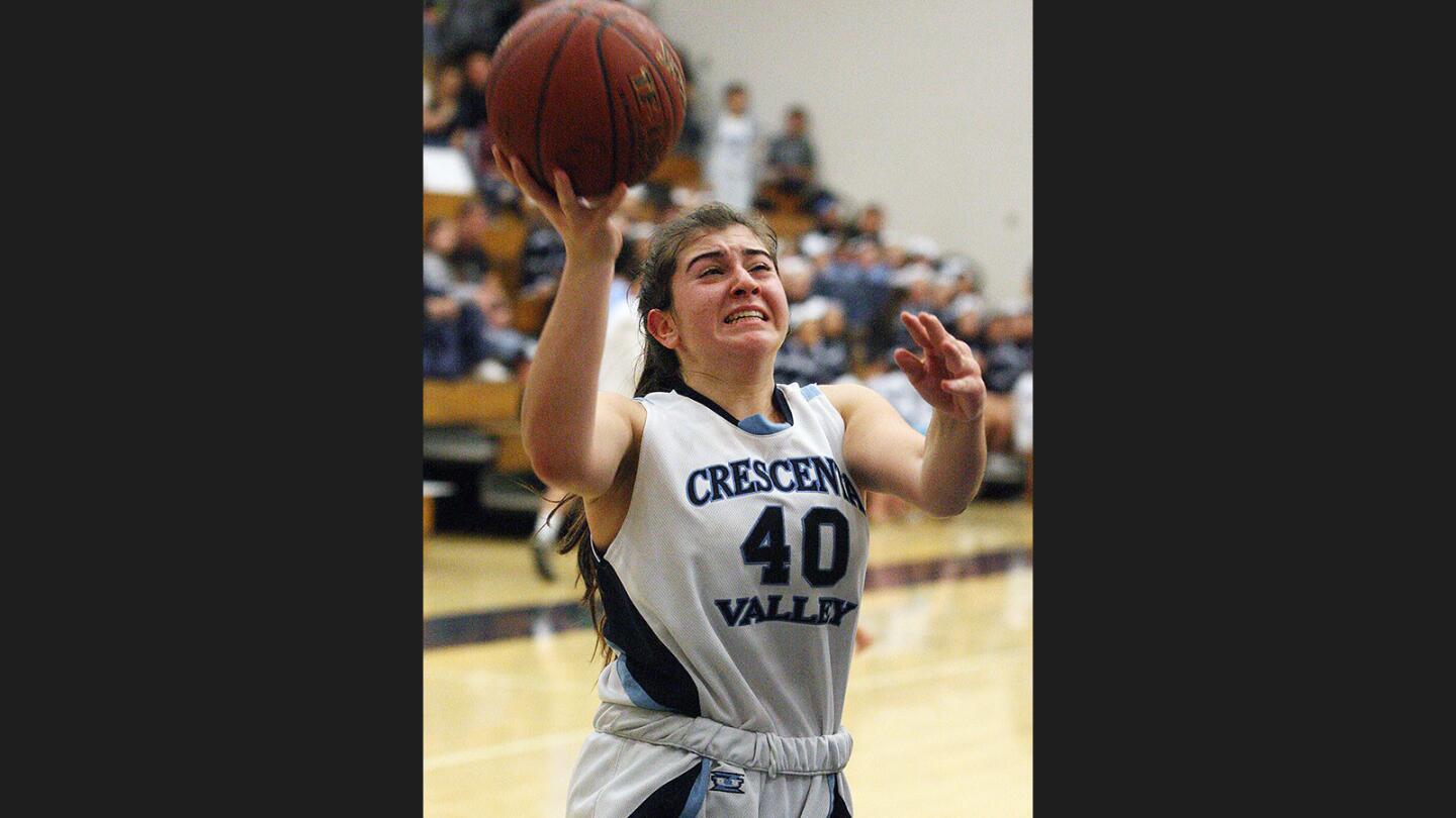 Photo Gallery: Crescenta Valley girls' basketball beats Arcadia and wins Pacific League