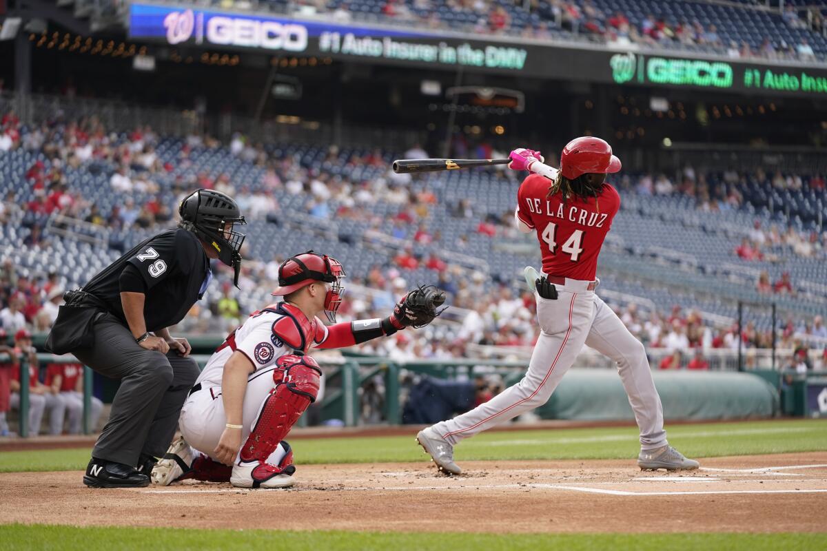 Elly De La Cruz homers as Cincinnati Reds sweep Arizona