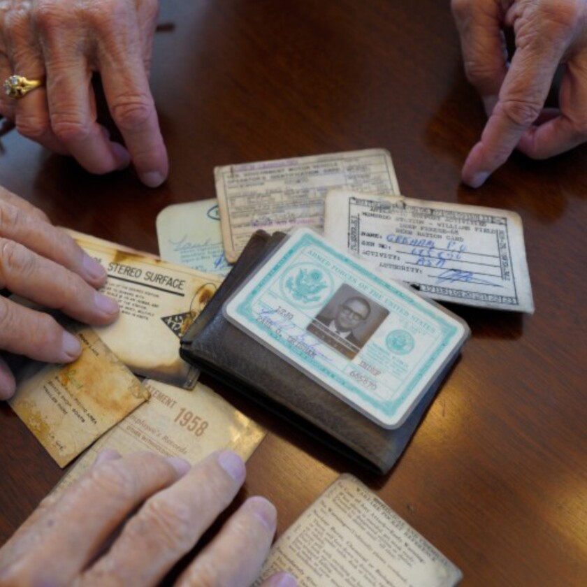 The long-lost wallet that belonged to Paul Grisham.