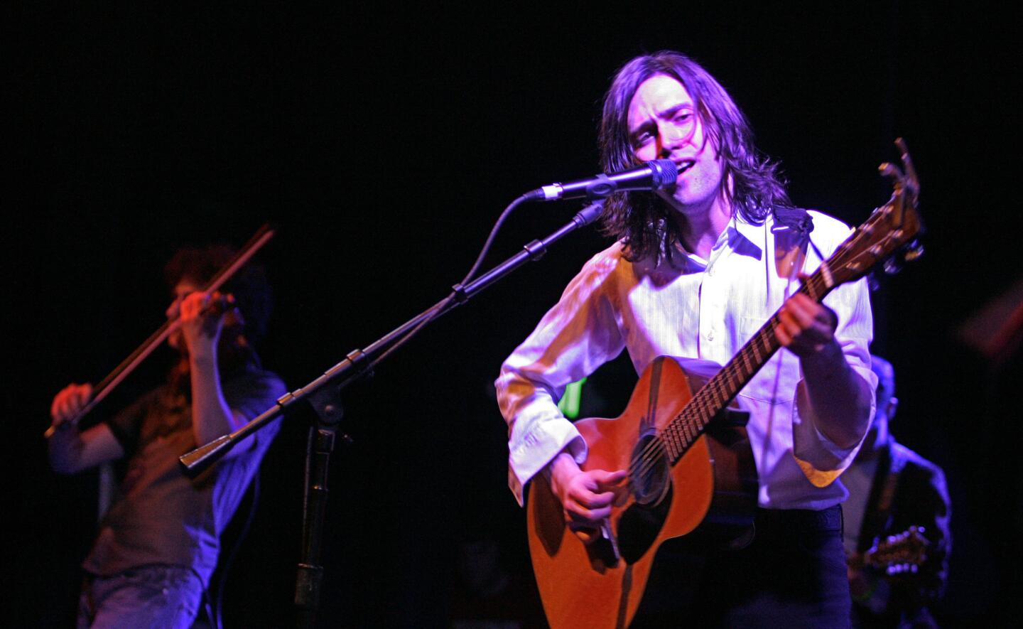 Conor Oberst at a 2007 concert in Los Angeles.