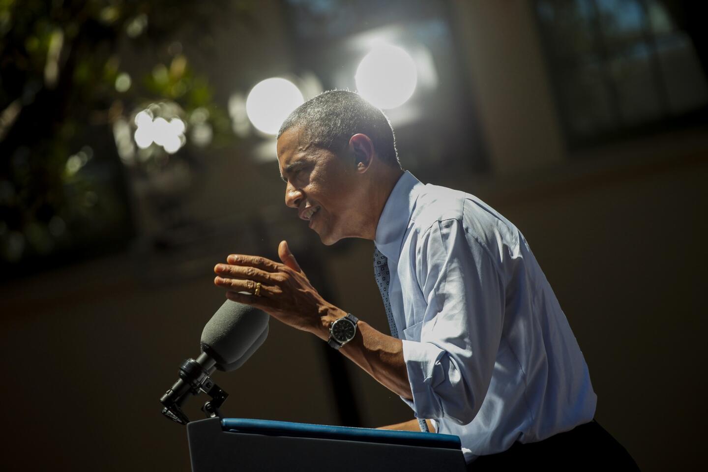 President Obama speaks at L.A. Trade-Tech