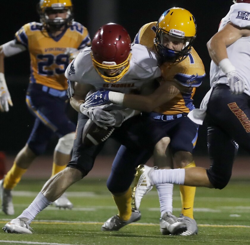 High School Football Player Of The Week Marina S Eric Church Is A