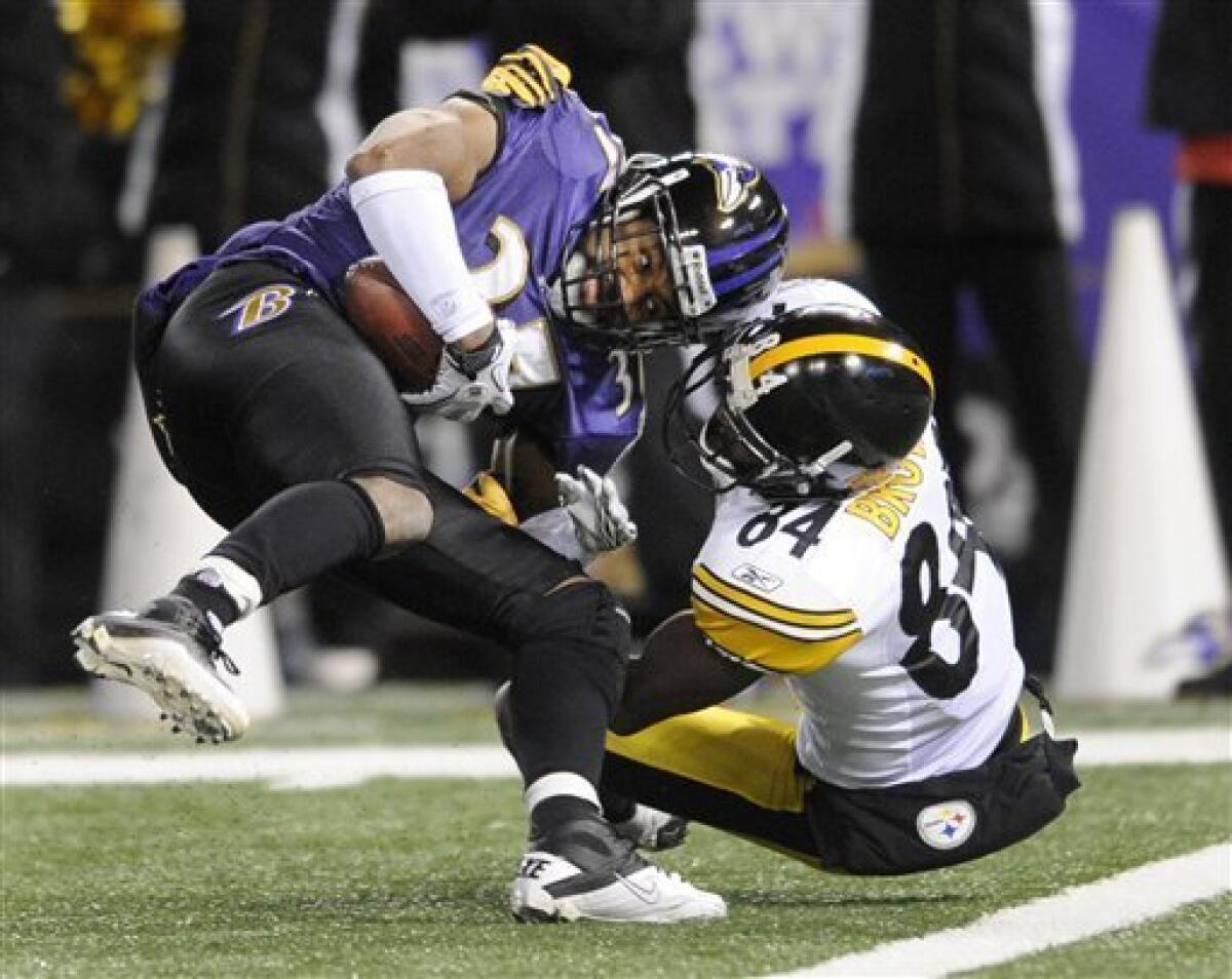 Boldin TD puts Ravens ahead of Steelers after 1st - The San Diego