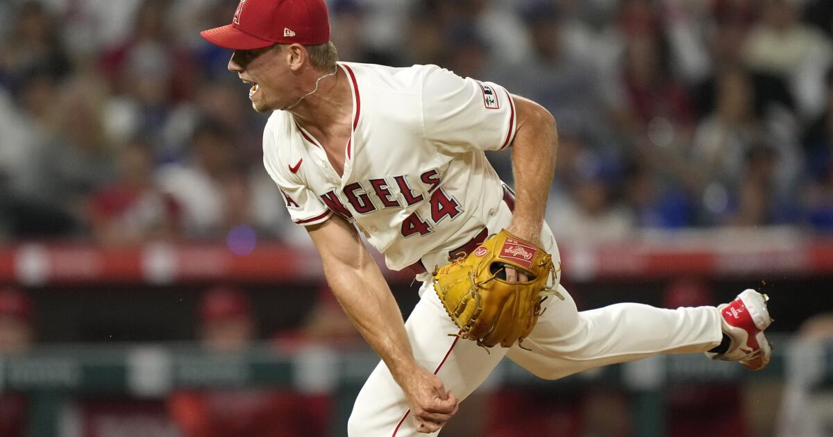 Angels closer Ben Joyce’s 105.5-mph strikeout pitch is fastest thrown