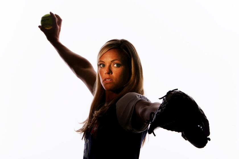 Jennie Finch, an Olympic medal-winning softball player, gained confidence from sports.