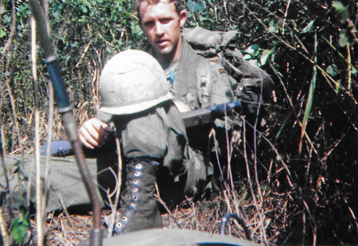 Michael Conrad is shown during the Vietnam War. He died on Jan. 2, 2019, at the age of 72.