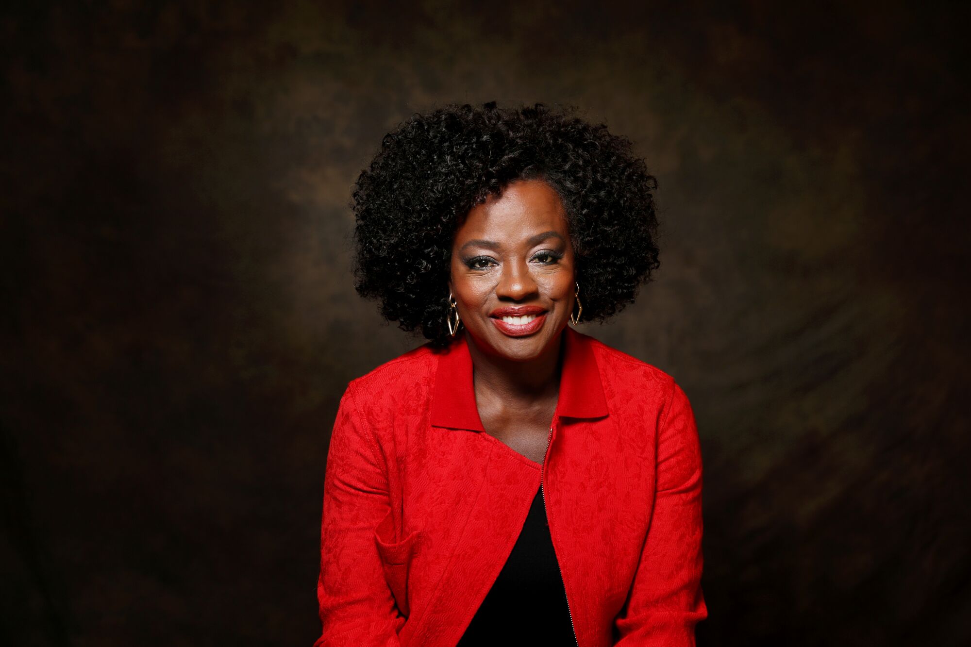 Viola Davis is photographed at the Ahmanson Theatre in Los Angeles.