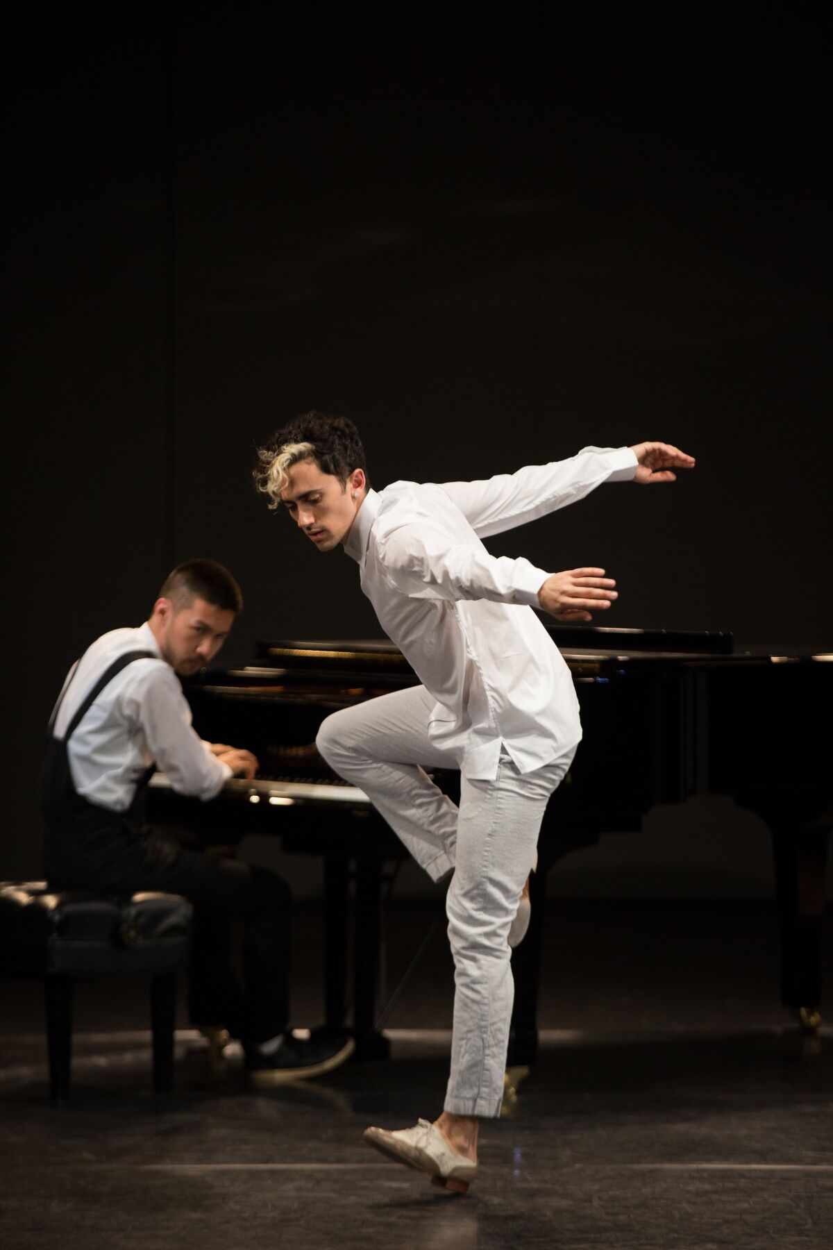 Pianist and composer Conrad Tao and choreographer and tap dancer Caleb Teicher will perform Feb. 4 in La Jolla.